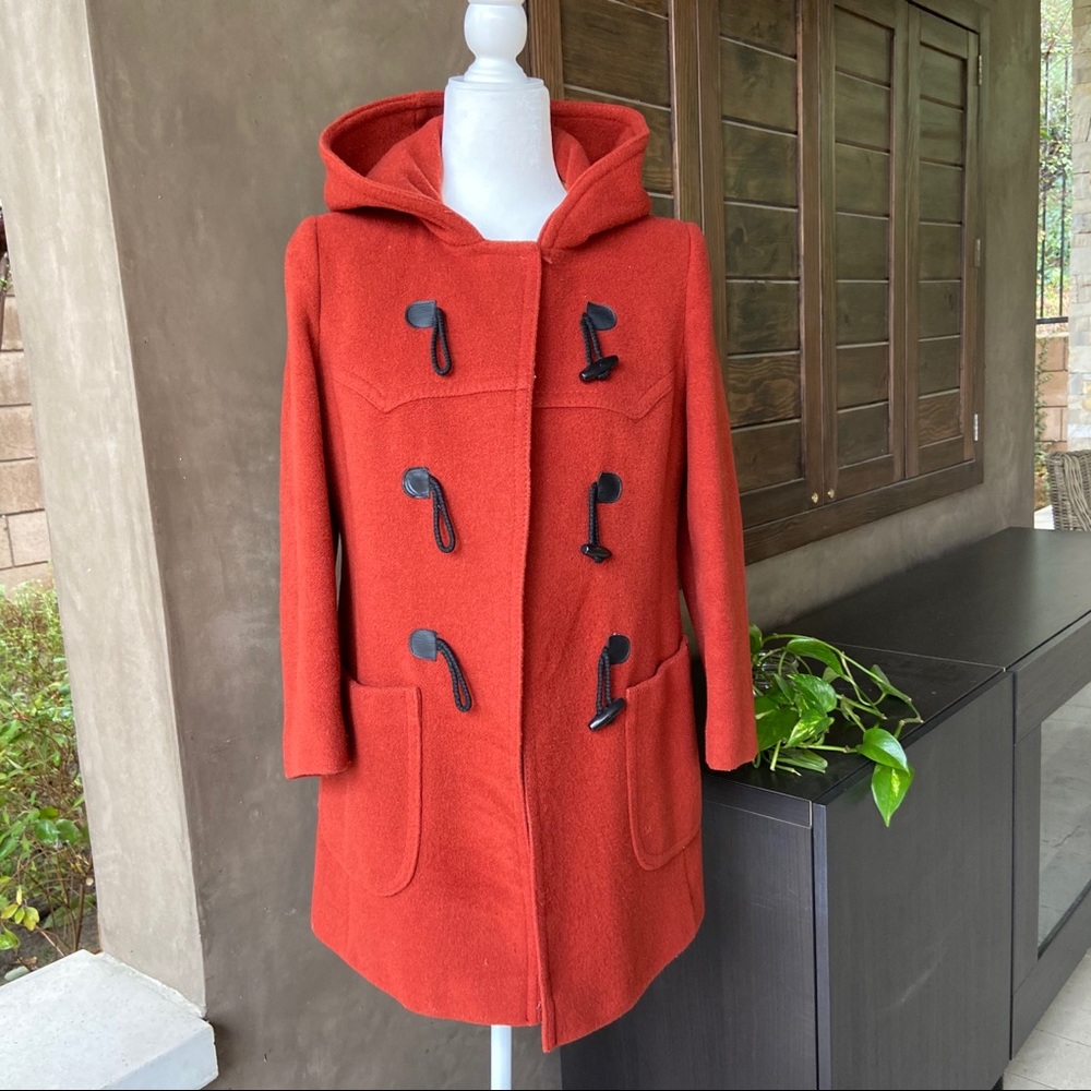 Vintage hooded Peacoat 1970s